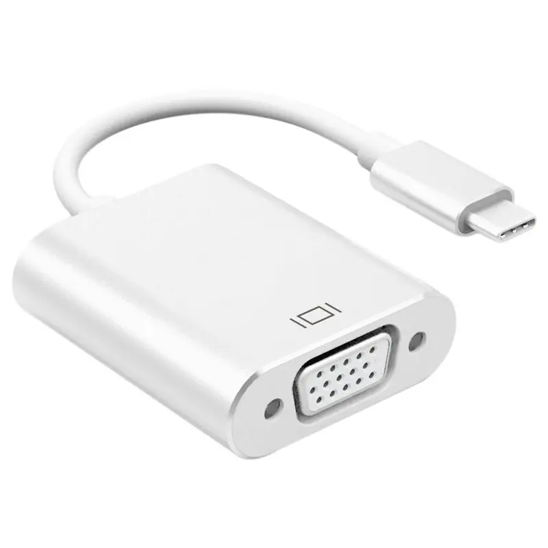 

Адаптер USB 3,1 Type C (USB-C)-VGA с алюминиевым корпусом для Pro/Samsung Galaxy S8