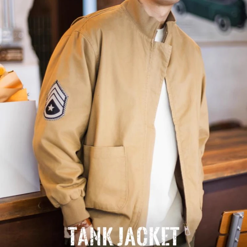 Мужская охотничья куртка-цистерна американская мотоциклетная куртка с