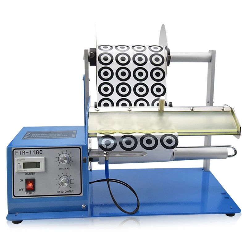 Электрический оптоволоконный датчик шириной 10-250 мм FTR-118C прозрачный/PET диспенсер