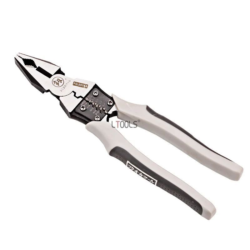 

8 Inch Multi-functional Pointed-nose Pliers Sturdy Durable Chromium-vanadium Alloy Crimping Breakage Wire-steel Pliers Hand Tool