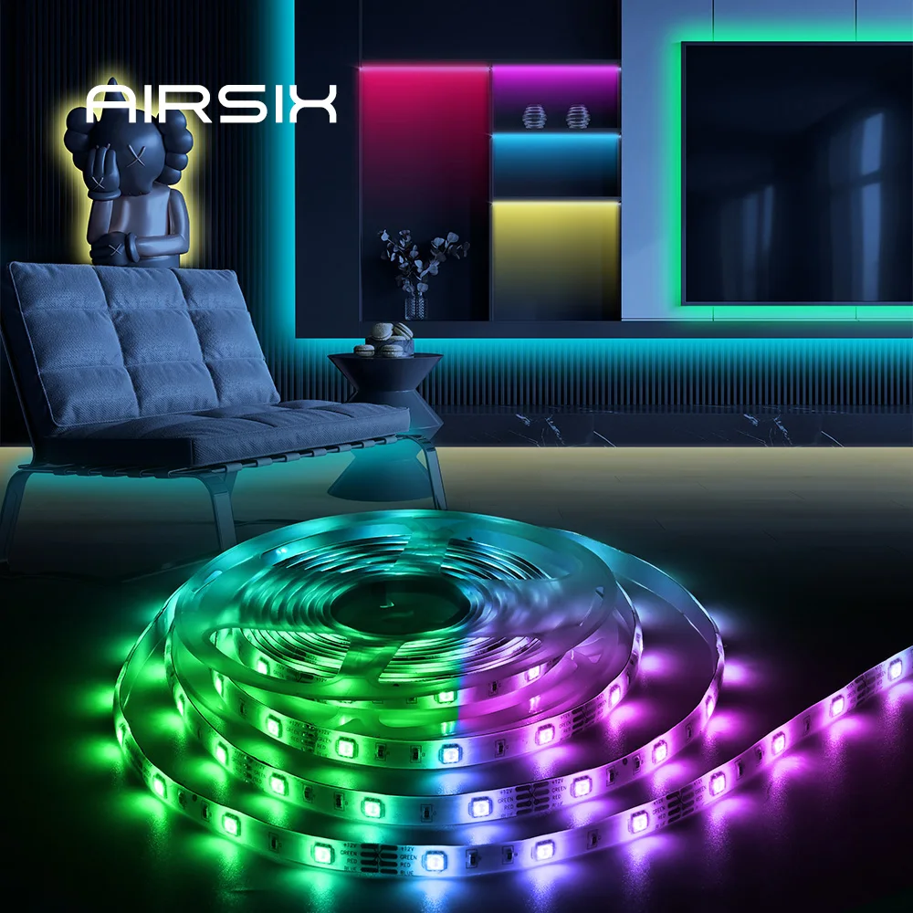 5-30 м Светодиодная лента Bluetooth 5050/2835 RGB Light SMD DC12V Гибкая светодиодная Лента ТВ