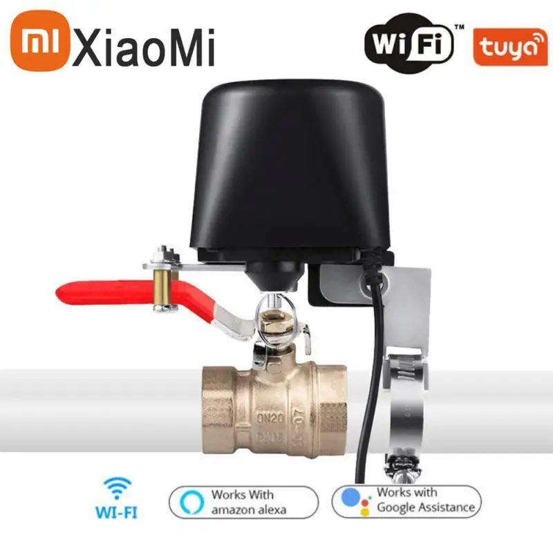 

XIAOMI Tuya Smart WiFi Water Valve Gas Valve Timer Garden Smart Faucet Controller Support Alexa Google Assistant Smartlife