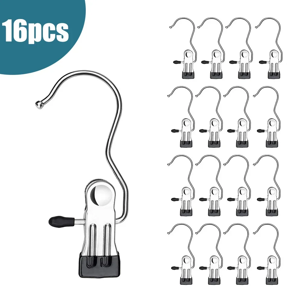 Roestvrijstalen Huishoudelijke случайные шлаковые стойки Wasserij Haak клипсы Laarzen Gordijnen Droogrek