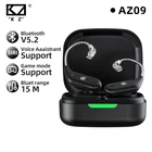 Модуль, совместимый с Bluetooth, KZ AZ09 HD, 5,2, беспроводные наушники, кабель для обновления HIFI, беспроводной ушной крючок, CPIn с зарядным контейнером