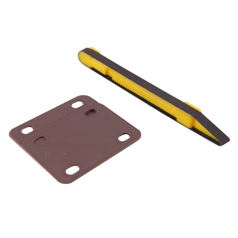 

4 Holes Guitar Neck Plate Gasket Cushion Shim Pad Guitar Elevation Angle Shim With Grinder For Guitar