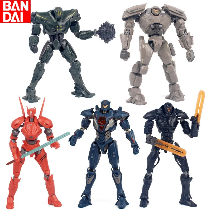 

Bandai Pacific Rim 2 Anime Action Figures Obsidian Sabre Yanu Dianna Revenge Ranger Movable Doll Model Room Decor Christmas Gift