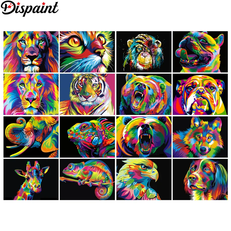 

Картина из страз "сделай сам" Dispaint 5D, вышивка крестиком, "мультяшное искусство", украшение для дома, полная инкрустация, алмазная вышивка