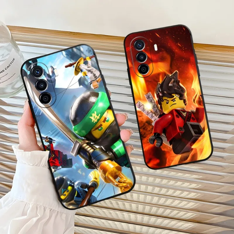 

Games L-Legoes N-Ninjagoes Phone Case For Huawei Y7 Y7A Y9 Y7P Y6 Y6Pro Y5 Y5P Prime 2020 2019 2018 2017 Nova 9S 9RO 9SE Balck