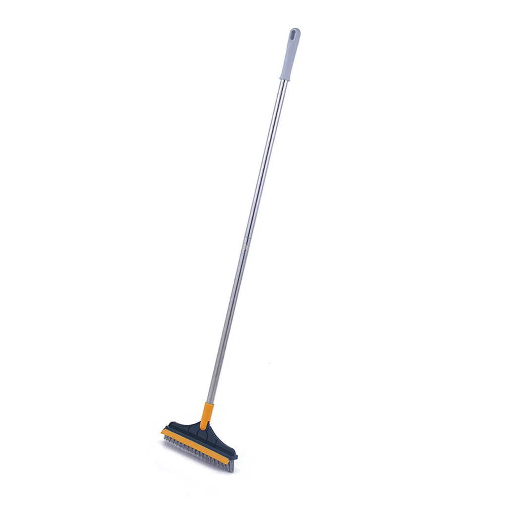 

2-in-1 Cleaning Brush Rotating Scrubber Floor Tile Brushes Adjustable Broom with Long Handle Scrub for Toilet Bathtub