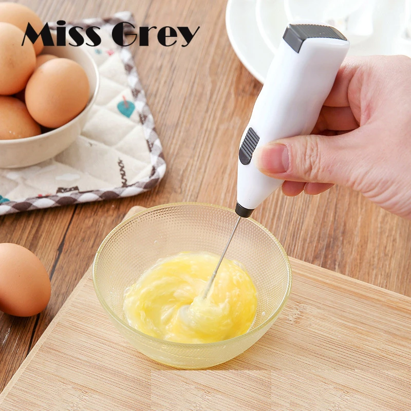 

Milk Coffee Frother Handheld Electric Whisk Foamer Mini Mixer Portable Blender for Chocolate Cappuccino Stirrers Kitchen Tools