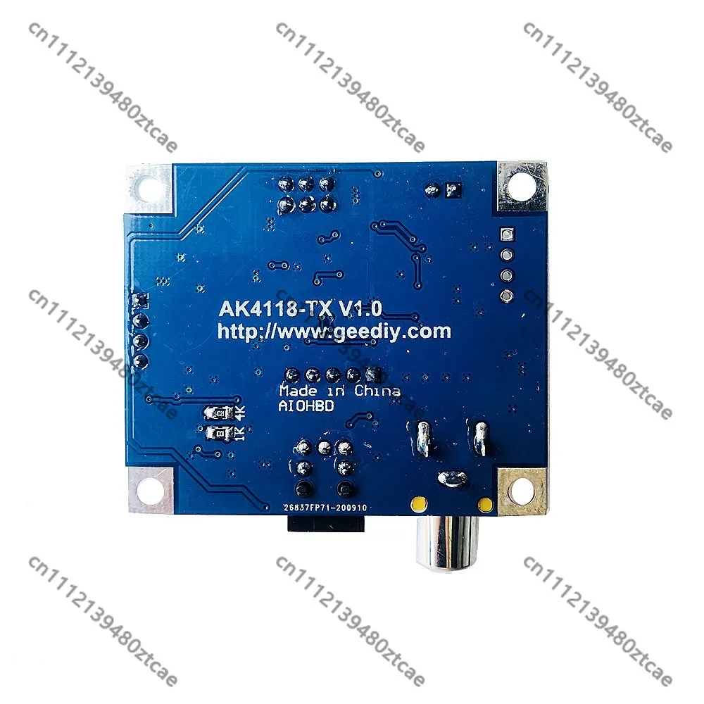 Плата коаксиального оптоволоконного выхода I2S Nvarcher AK4118 24bit 192K для Raspberry Pi 2B 3B 3B+ 4B VOLUMIO MOODEF (art.: 3920db0249e55) - 3920db0249e55