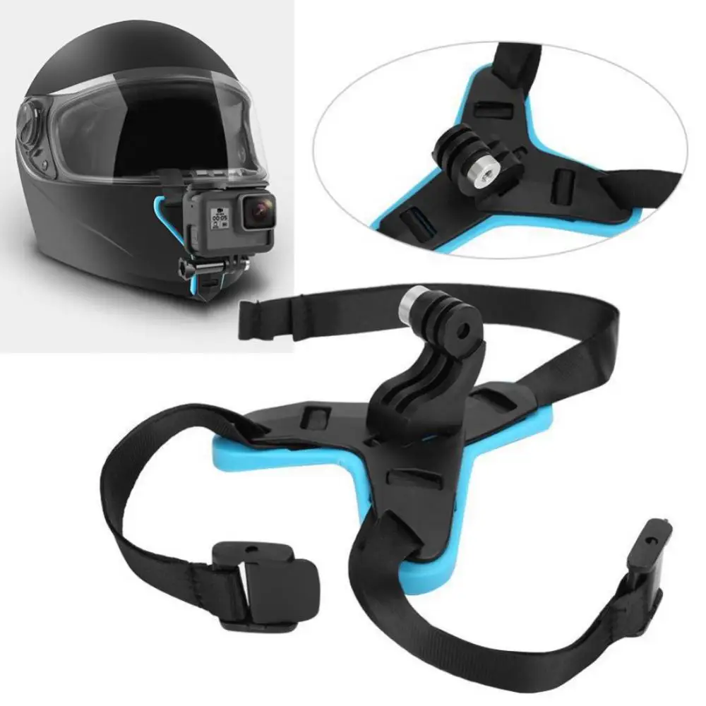 

Подставка с креплением на подбородок для мотоциклетного шлема для экшн-Камеры GoPro Hero 5/6/7, держатель на все лицо для мотоциклетного оборудования