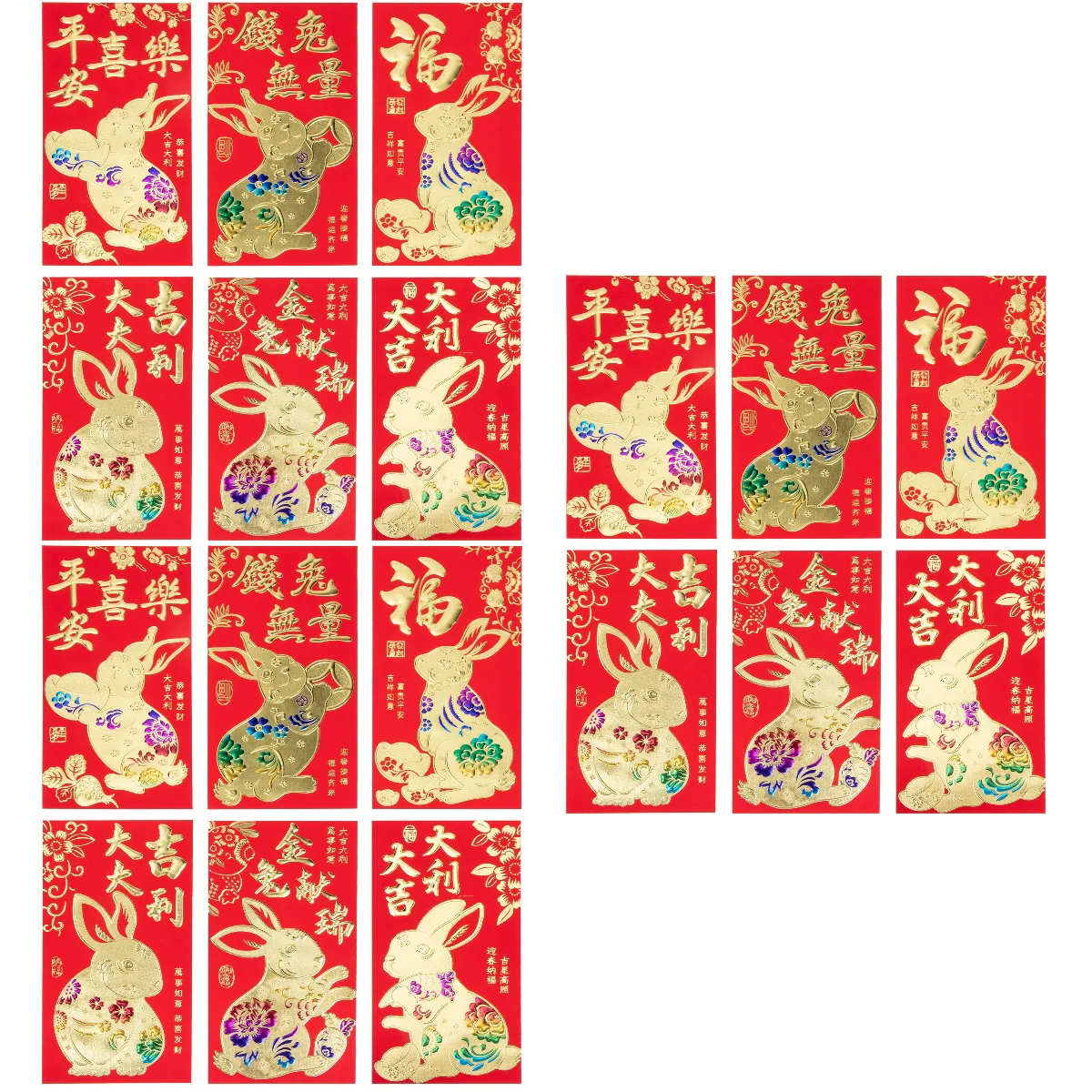 

Red Envelope Year New Chinese Hong Bao Lucky Packets Money Packet 2023 Envelopes Festival Spring Wedding See Lai Asian Lunar