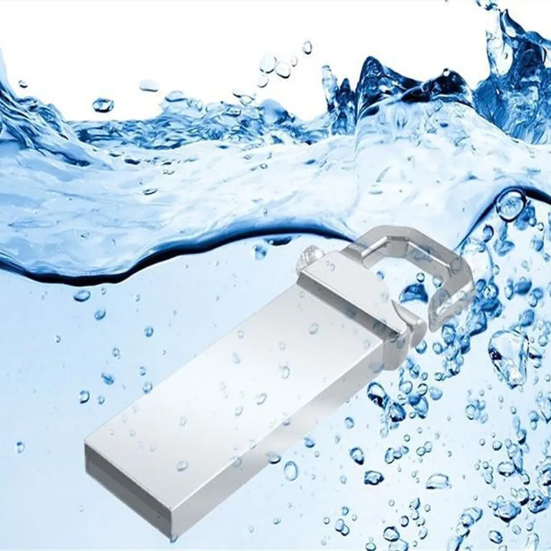 Металлический серебристый и золотой флеш-накопитель 2 0 металлический USB