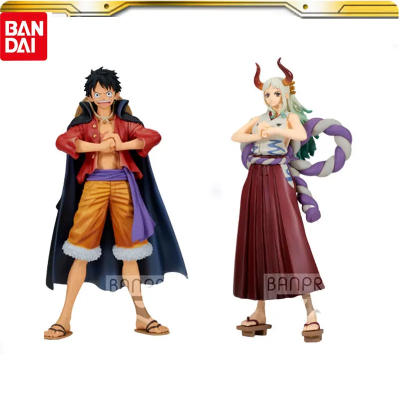 

Bandai Genuine Anime ONE PIECE Action Figures Yamato Buggy Sabo Boa·Hancock Portgas·D· Ace PVC Toy Collectible Model Doll Gifts