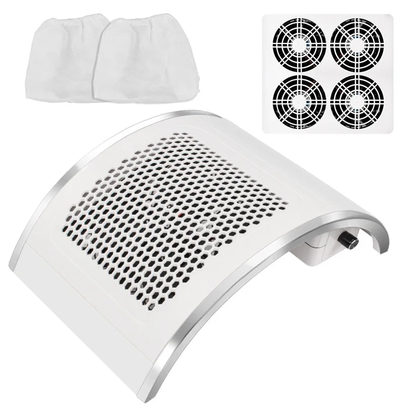 Пылесос для дизайна ногтей 80 Вт четыре вентилятора с высоким всасыванием