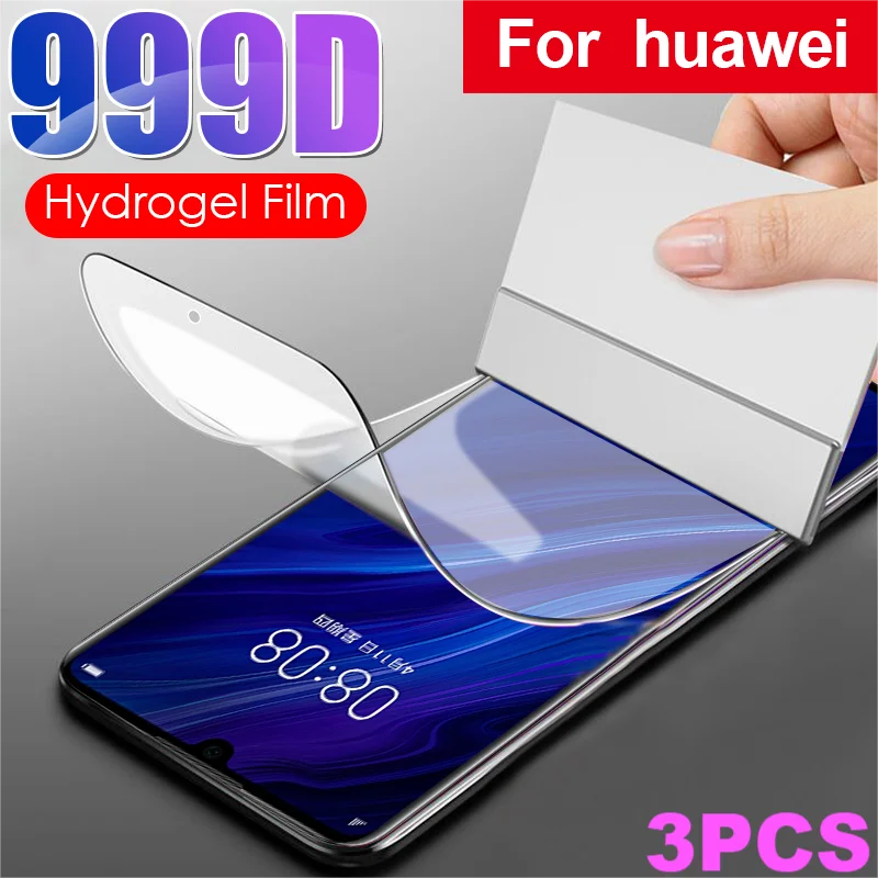 

3PCS Screen Protector Protective Film for Honor 7A DUA L22 5A 5.5 Inch 9H For Huawei Honor 8 8A Pro 6A Pro Front Hydrogel Film
