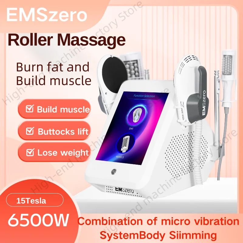 Новый 6500 Вт RF вакуумный внутренний шариковый ролик для похудения на 360 градусов