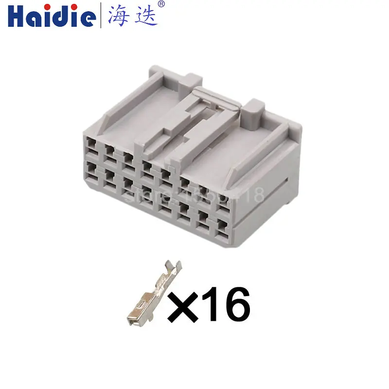 

1-50 sets 16pin auto wiring harness plug cable electric plug connector 179093-6