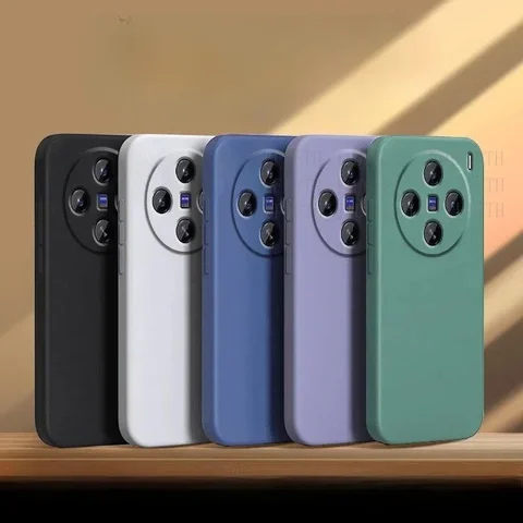Для Vivo X200 Pro Mini Case Funda On Для Vivo X200 X200Pro Чехлы для телефонов X 200 Задняя крышка Полное покрытие Жидкий силиконовый мягкий корпус