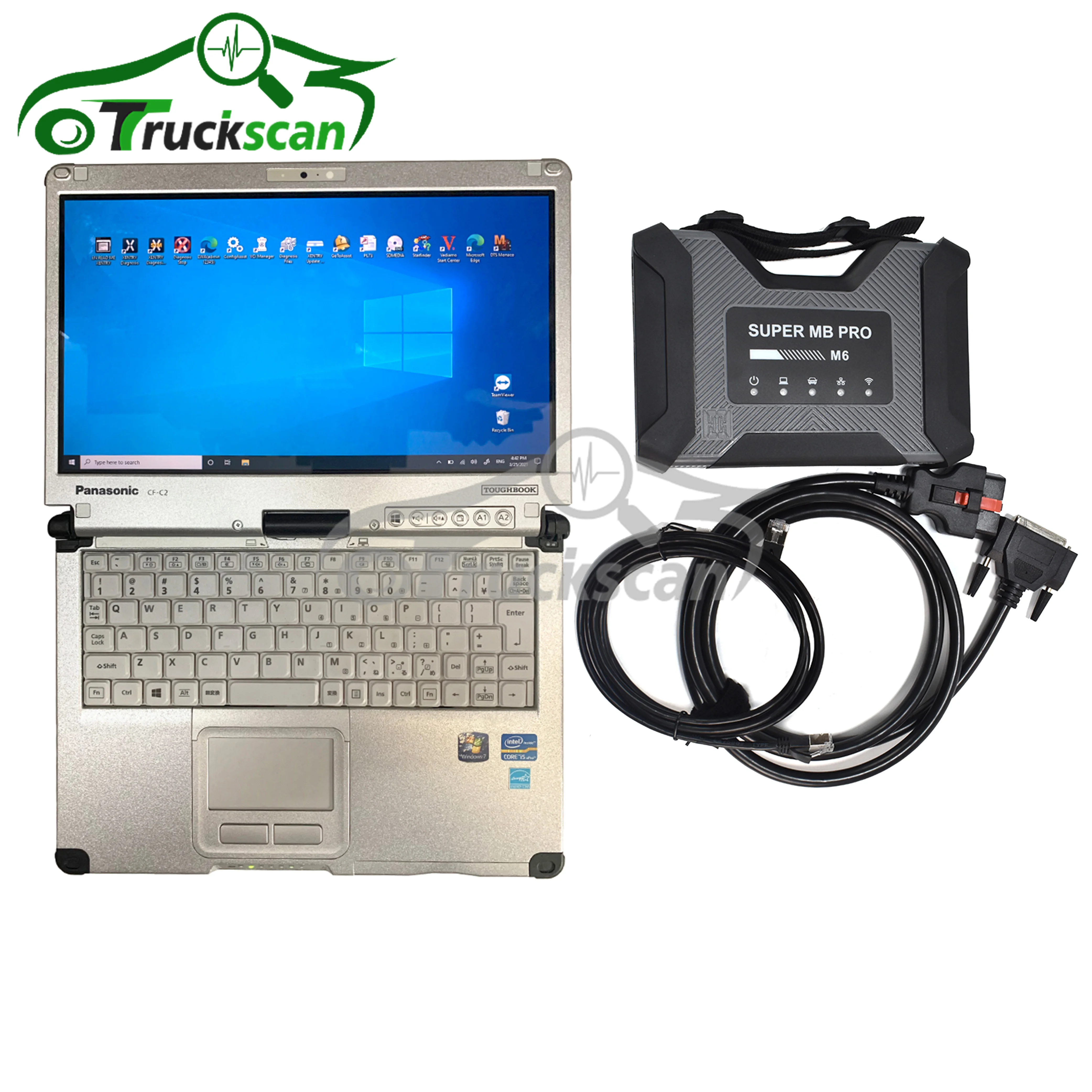 Новый беспроводной инструмент для диагностики звезд DoIP VCI M6 Super MB Pro