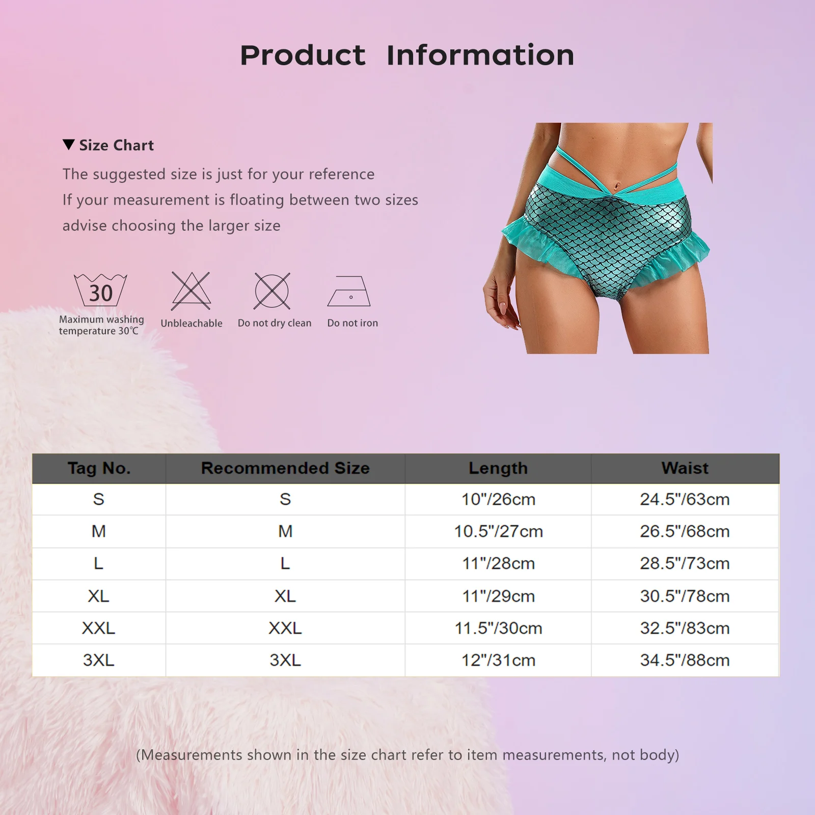 Женское блестящее нижнее белье с металлическим блеском боксеры оборками в виде