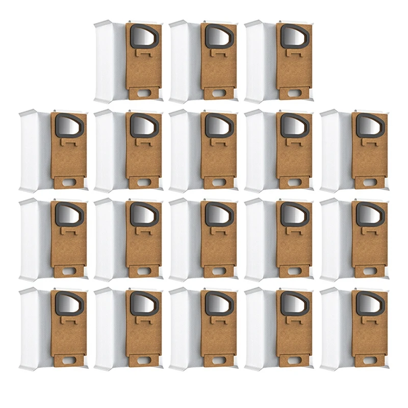 

18 Pcs For Xiaomi Roborock H6 H7 Robot Vacuum Cleaner Non Woven Dust Bag Professional Replacement Parts
