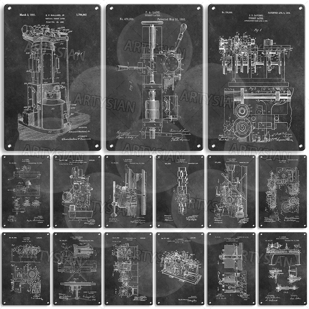 Артизийский токарный станок патенты Металлическая лампа автоматический