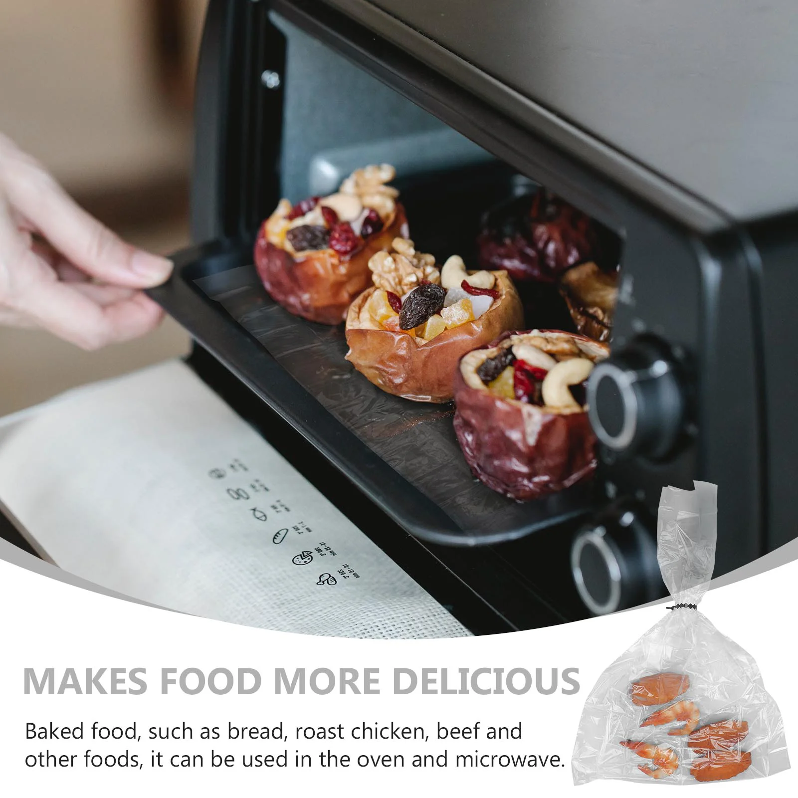 100 шт. термостойкие пакеты для гриля и печи