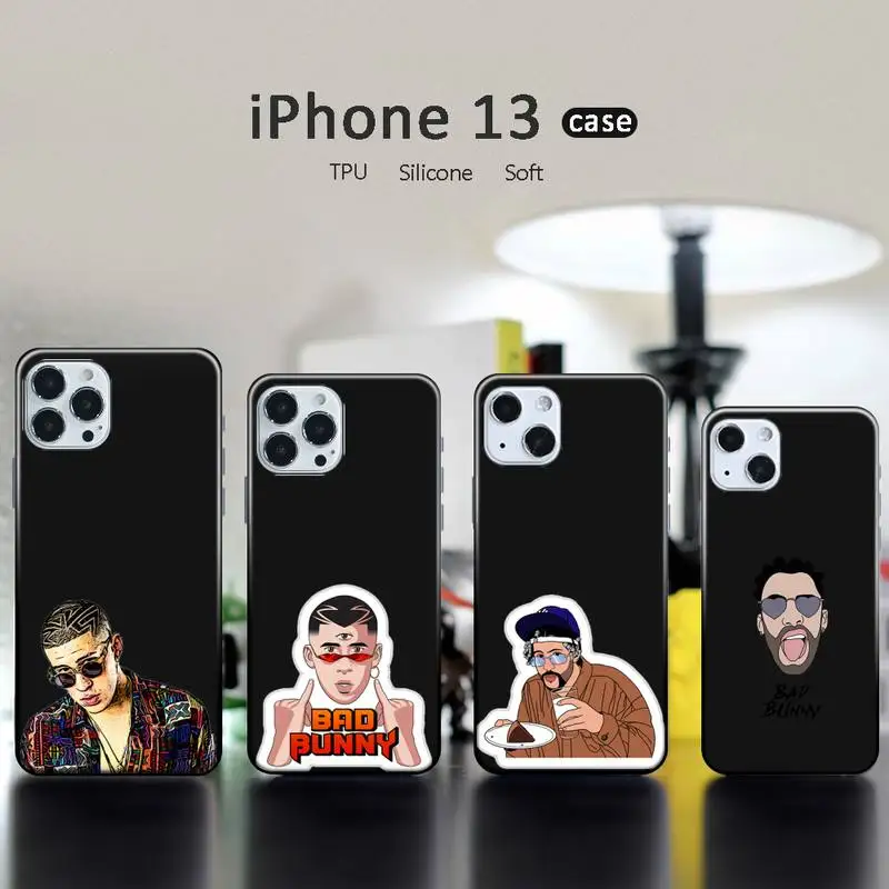 

Bad Bunny Russ Diemon Phone Case for iPhone 13 12 11 mini pro XS MAX XR 8 7 6 6S Plus X 5S SE 2020