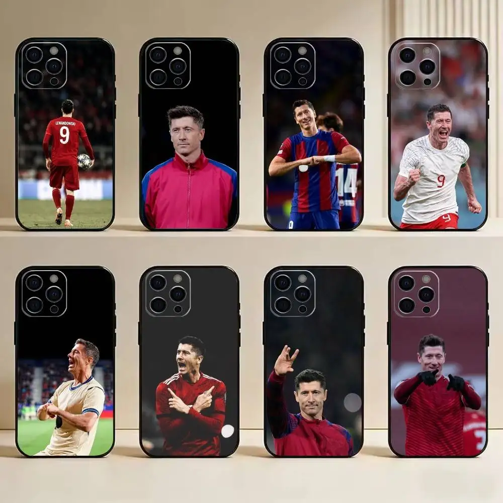 Фото Чехол для телефона R-Robert L-Lewandowski-Football-Sport для iPhone 17, 16, 15, 14, 13, 12, 11 Plus, Pro Max и других моделей, мягкий черный чехол №1