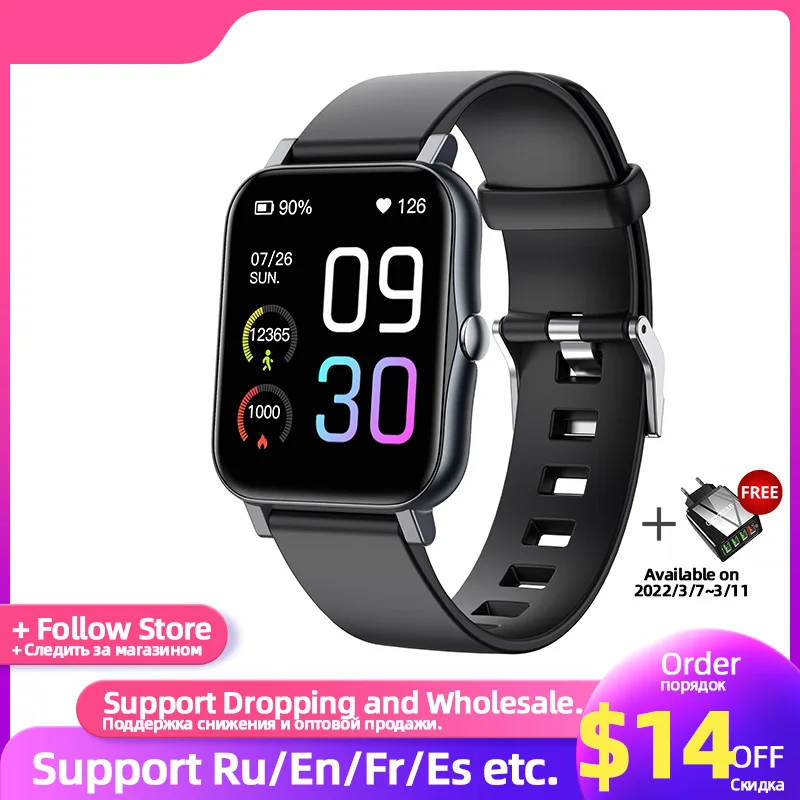 

GTS Smart Watch Women Men 100 Sports Modes Fitness Tracker Blood Pressure Health Monitoring Waterproof Smartwatch Men Bracelet