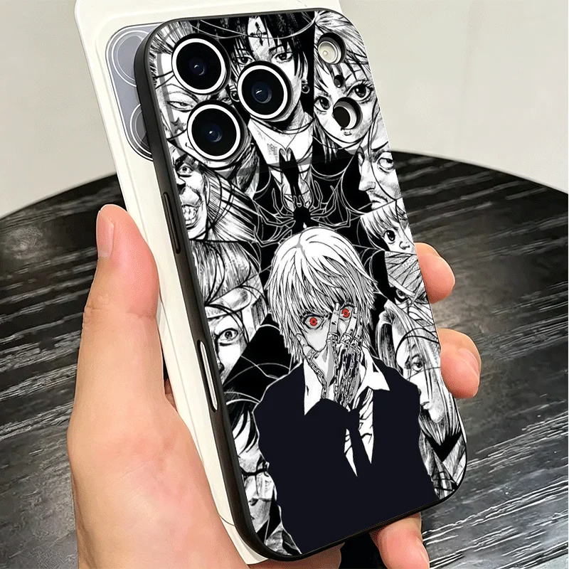 Фото Чехол для телефона Hunter X-Hunters Kurapika, мягкий, для iPhone 11, 13, 14, 15, 16 Pro Max, 17 Air, 16E, 12 Mini, 7, черный, задняя крышка (футляр) №4