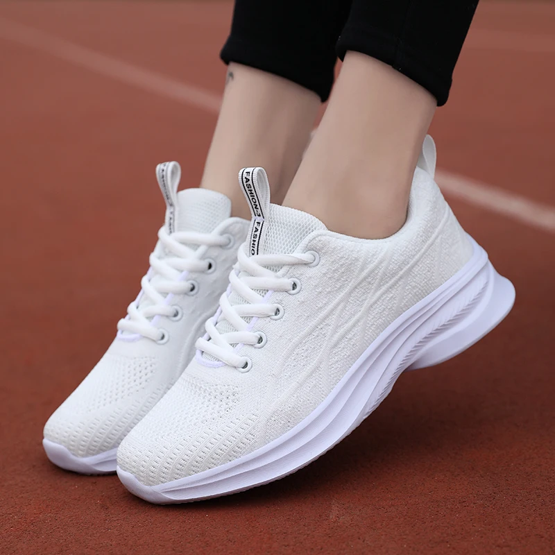 Women Casual Tennis Shoes Breathable Female Running Shoes Outdoor Sneakers