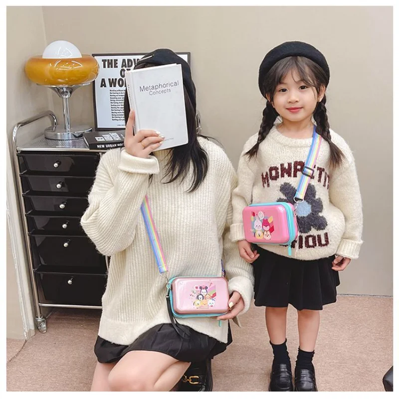 Disney Mickey Mouse Purses and Hand Bags Shoulder Bag for Girls Kids Mini Side Bags Cartoon Cute Toddler Mini Crossbody Bag
