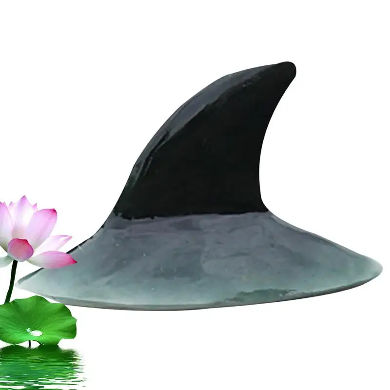 

Resin Garden Statues 6.7 In Shark Fin Resin Sculpture For Pond Creative Pond Art Wear Resistant Decorative Landscape Decoration