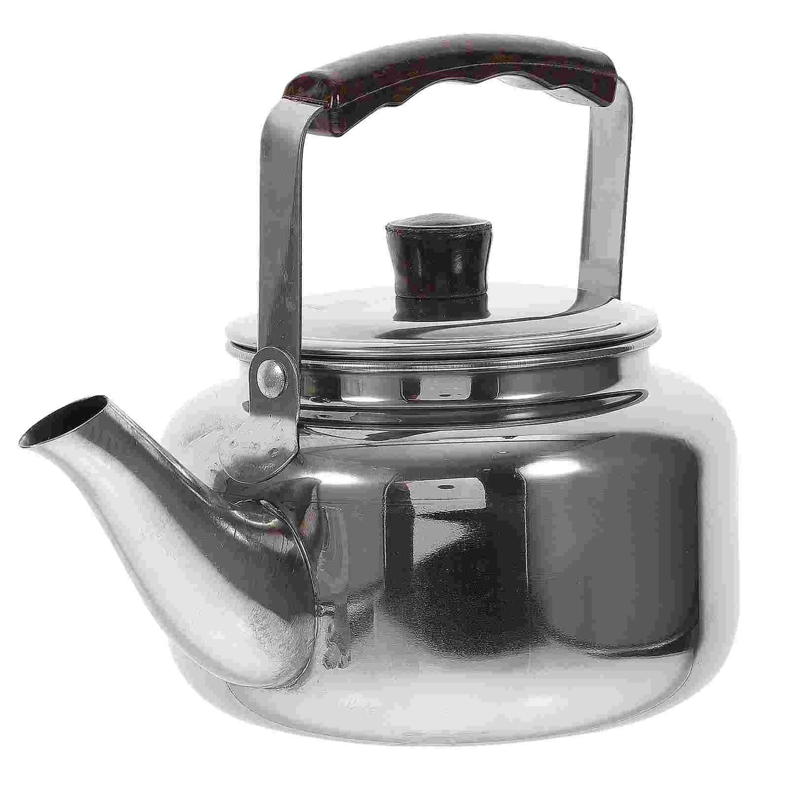 

Kettle Tea Water Teapot Steel Stovetop Stainless Whistling Stovetop Pot Boiling Hot Kettles Teakettle Camping Gas Coffee Boiler