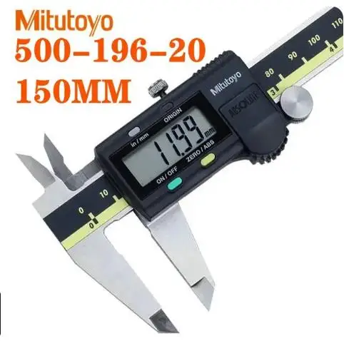 Mitutoyo Japan ЖК-цифровой штангенциркуль 0,01 мм, высокоточный износостойкий штангенциркуль из нержавеющей стали, измерительный инструмент