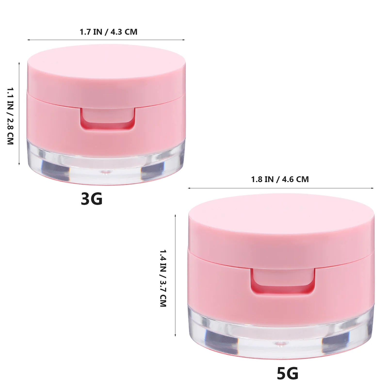 2 набора коробка для пудры и кремовых теней век женский свободный контейнер