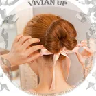 Модные женские аксессуары для волос, новинка, завитки для волос, повязка на голову, приспособление для создания волшебных волос, лента с бантом, приспособление для пучка, Новинка