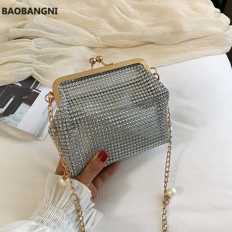 

Women Handbag Women Bags Design Purse And Shoulder Messenger Bag For Party/wedding Soft Bead Diamond Evening Bag New