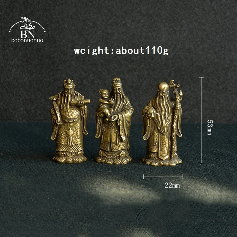 

Статуя Три Бога Благословения из меди