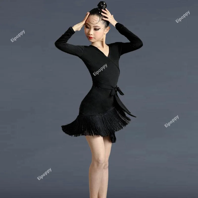 Кружевные сетчатые Современные платья для бальных танцев средней длины с