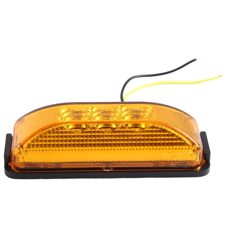 3 светодиода 9 дюйма для автомобиля грузовика боковой габаритный фонарь задние