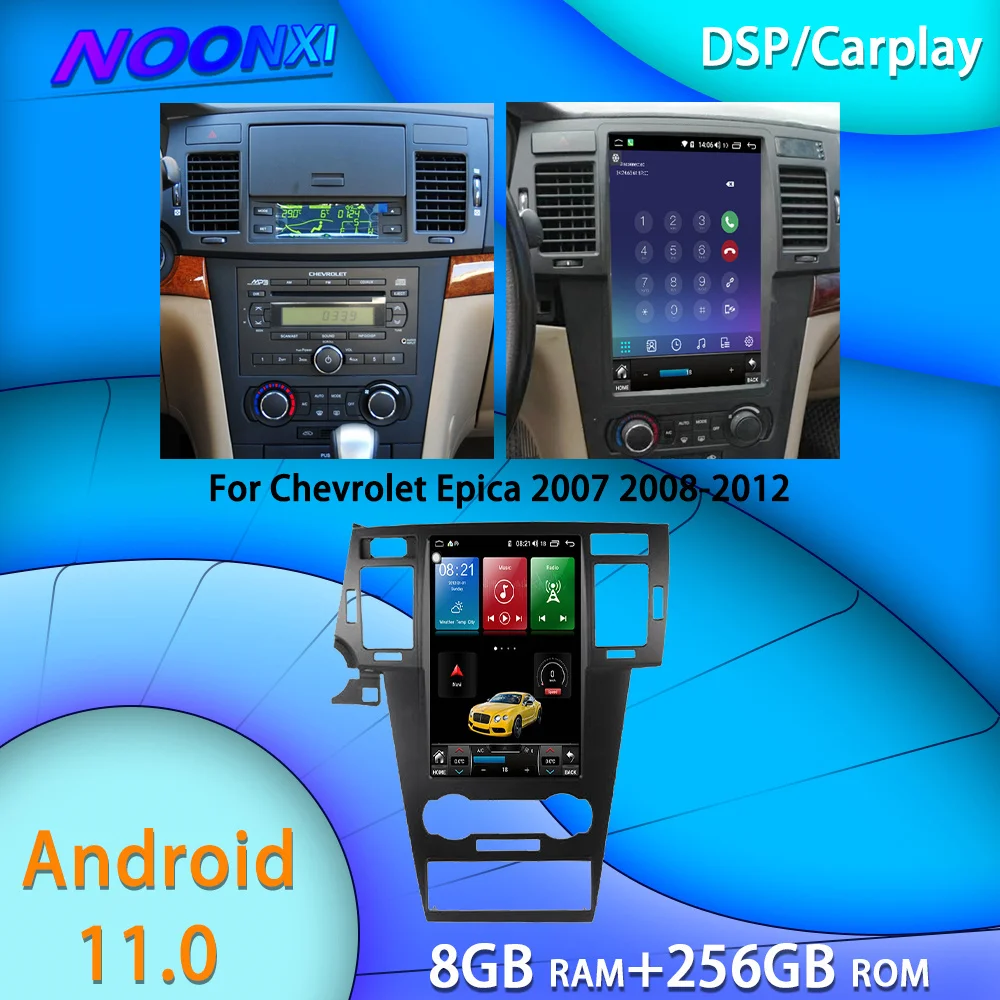 8G+256GB Android11 For Chevrolet Epica 2007-2012 All In One Car Tesla Screen Audio Intelligent System Radio 2 Din Video Players 8G+256GB Android11 For Chevrolet Epica 2007-2012 All In One Car Tesla Screen Audio Intelligent System Radio 2 Din Video Players