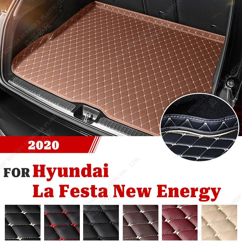 

Автомобильный коврик для багажника для Hyundai La Festa New Energy 2020, пользовательские автомобильные аксессуары, украшение интерьера автомобиля