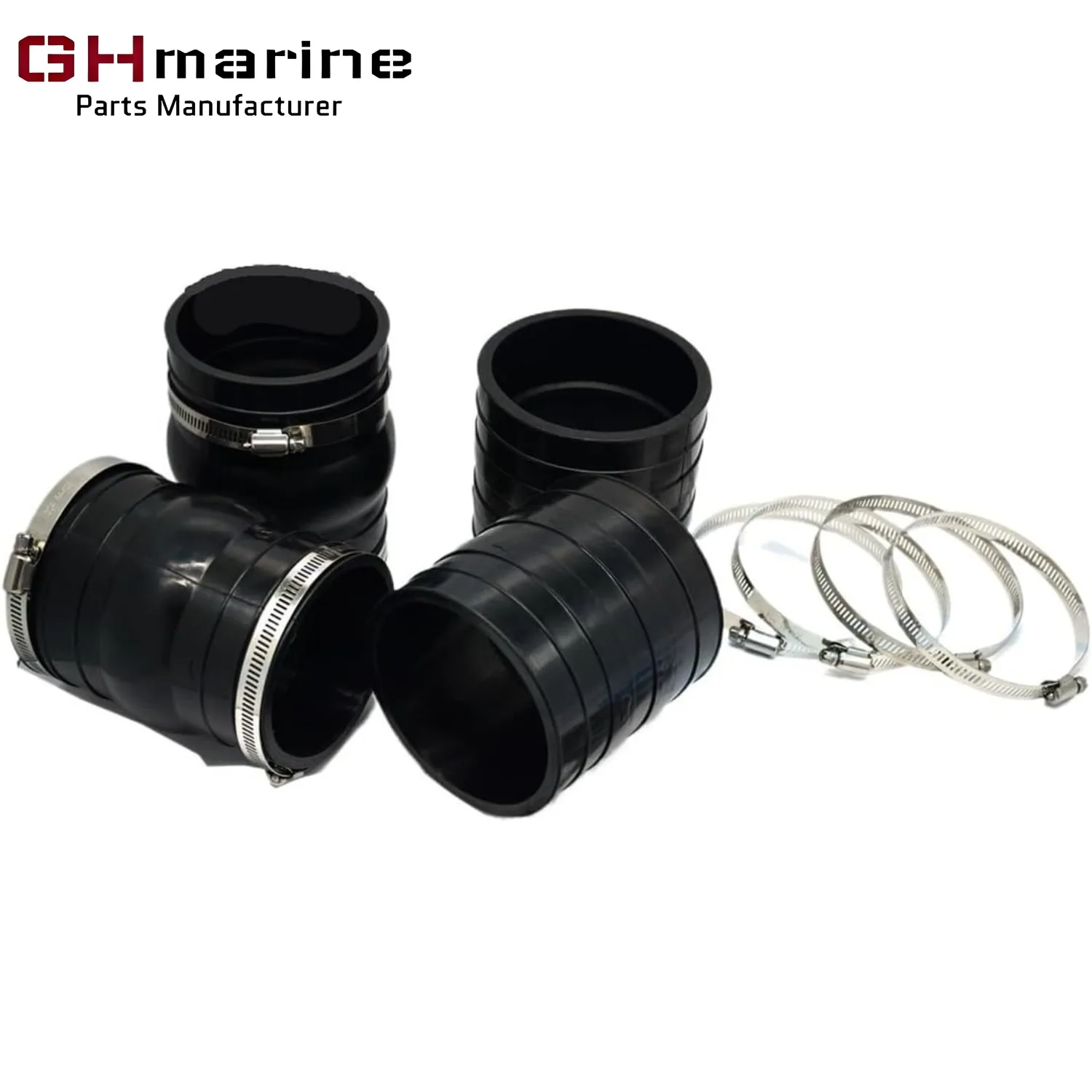 Фото Комплект гофрированных шлангов коллектора для лодок Volvo Penta Sterndrive V6 V8 4.3 5.0 5.7 7.4 8.1L 262 CID 1986-UP OMC 3852696 3863450 №4