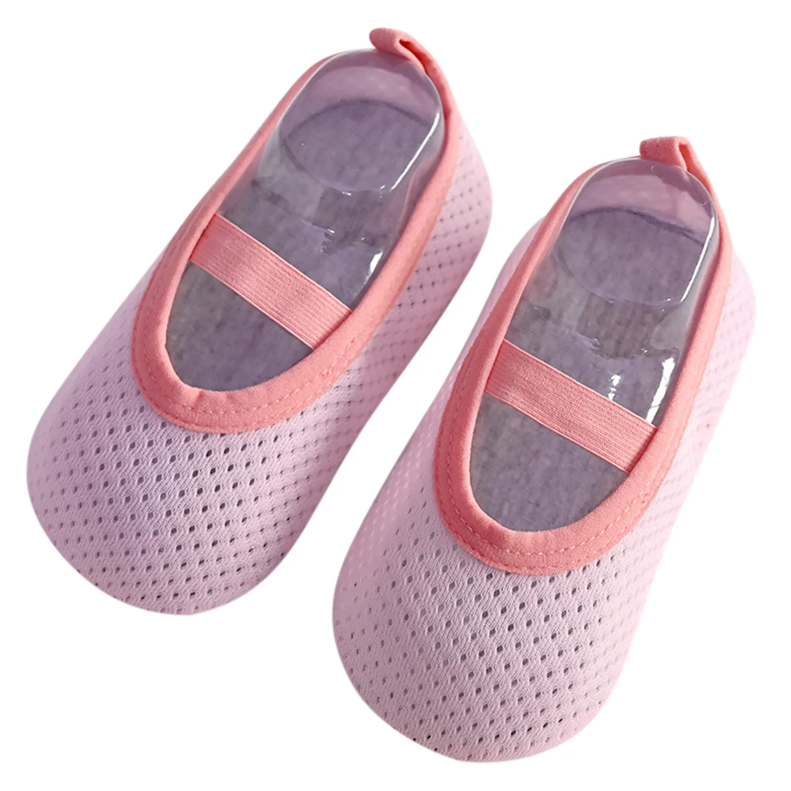 

Baby Kids Boys Girls Cartoon The Floor Socks Barefoot Aqua Socks Non-slip Shoes Solid Color Mesh Flats Simple Casual Kid Shoe