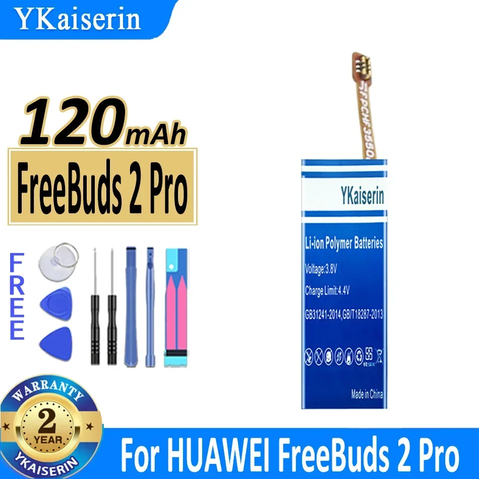 Фото Для HUAWEI FreeBuds 2 Pro CM-H2 FlyPods TWS CM-H2S Bluetooth-гарнитура аккумулятор для наушников 120 мАч №1