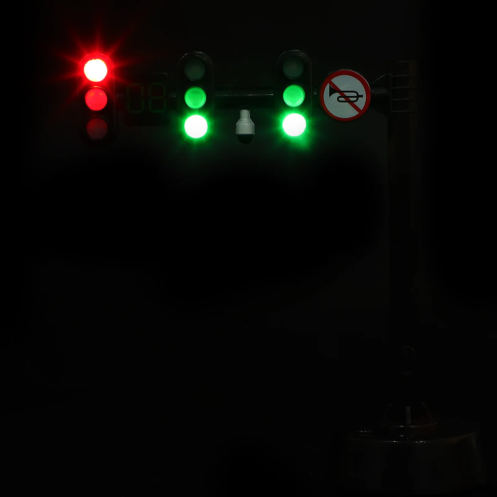 Светофор стоп-сигнал игрушка мини-знаки реквизит дорога пластиковая модель